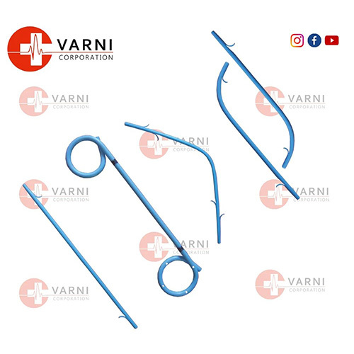 Double J Urology Stent - Color: Blue