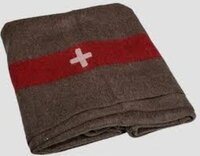 Military Plain Blanket - Polyester-wool Blend, 150x220 Cm, Assorted Color, Fleece Fabric, Adults Size | Over-locked & Hemmed Edges, Woven Technics