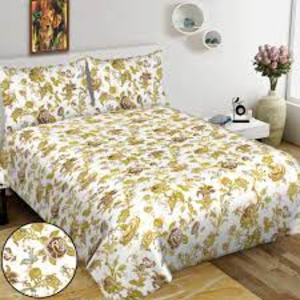 Cotton Printed Bedsheet - Feature: Washable