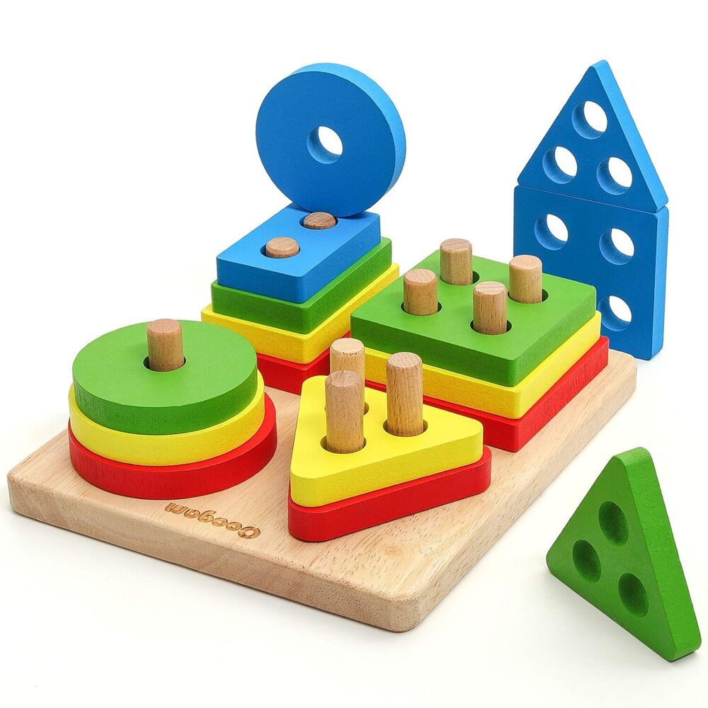 Wooden Sorting & Stacking Toy