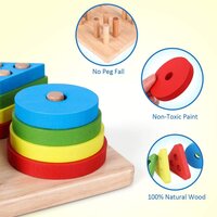 Wooden Sorting & Stacking Toy