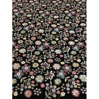 Heavily Embellished Velvet With Intricate Embroidery And Sequins - Color: Black