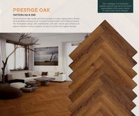 LAMINATE WOODEN FLOORING - Smooth Finish, Size As Per Requirement | Water Resistant, Stain Resistant, Slip Resistant, Scratch Resistant, Eco Friendly, Impact Resistant, Easy Cleaning