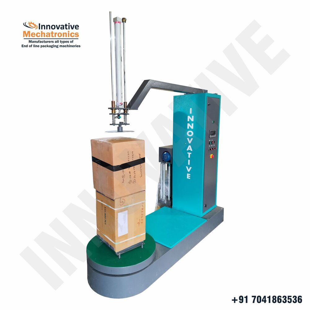 Box Stretch Wrapping Machine - Ms, 1000x100x300 Yard Dimension, 2 Volt Power | Automatic, 1 Pcs/min Capacity, Computerized, 20 Rpm Rotating Speed, 200 Kg Weight