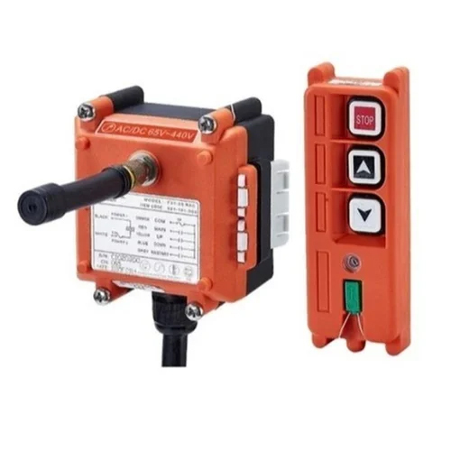 F21 2s Industrial Overhead Crane Radio Remote Control - Mild Steel, 240 Volt Input Power, Orange Color, 50-60 Hertz Frequency | 1-2 Years Warranty