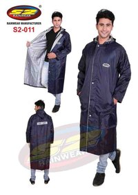 S2-011 Reversible Long Rain Coat Superior Quality (Colors available)