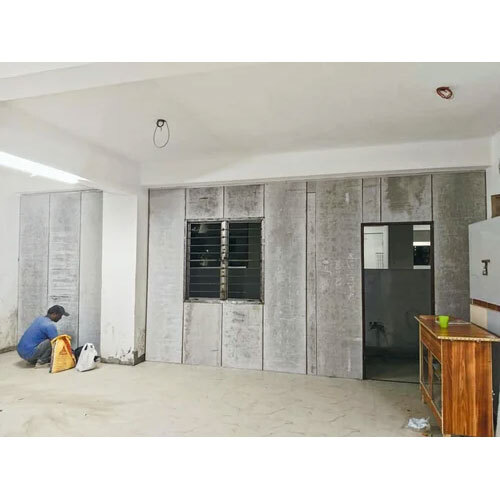 75Mm Aerocon Drywall Partition - Color: Grey