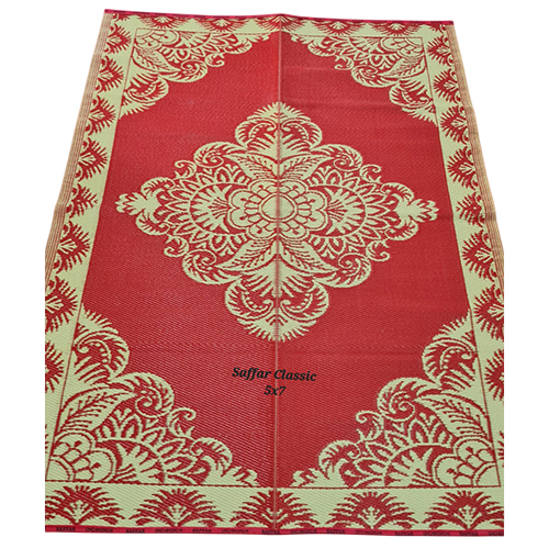 5X7 Red Saffar Classic Plastic Mat