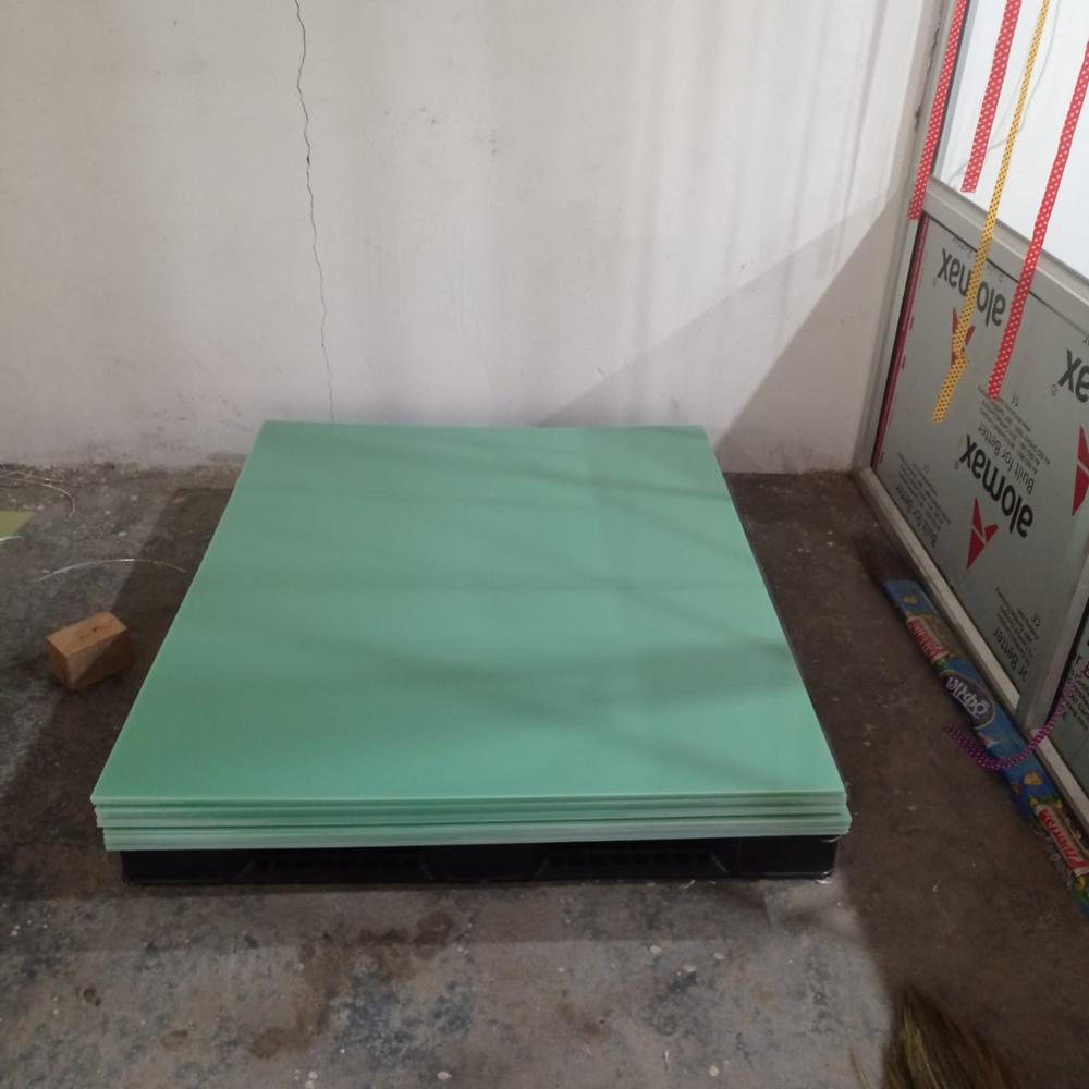 4mm G10 Green Epoxy Fiberglass Sheet - Fiberglass Material, Different Sizes Available, Multi-Color Options | Suitable for Industrial and Commercial Applications
