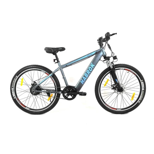 HABROK Steel  27.5 Single Speed E-Bike with Front Suspension Dual disc Brake