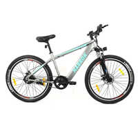 Habrok Steel Single Speed E-bike With Front Suspension Dual Disc Brake - Wheel Size: 27.5 Inches