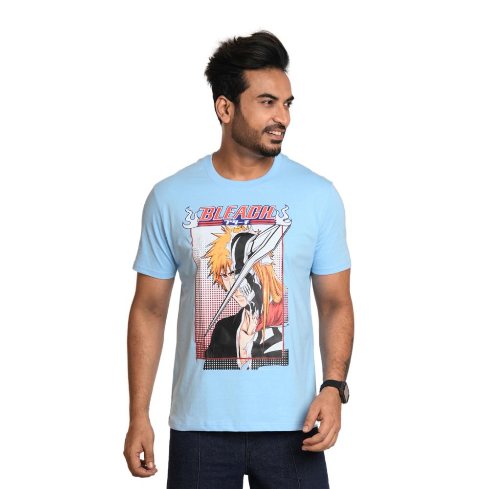 Round Neck Tshirt - Cotton Blend, Male Fit, Comfortable and Breathable Fabric for Everyday Wear