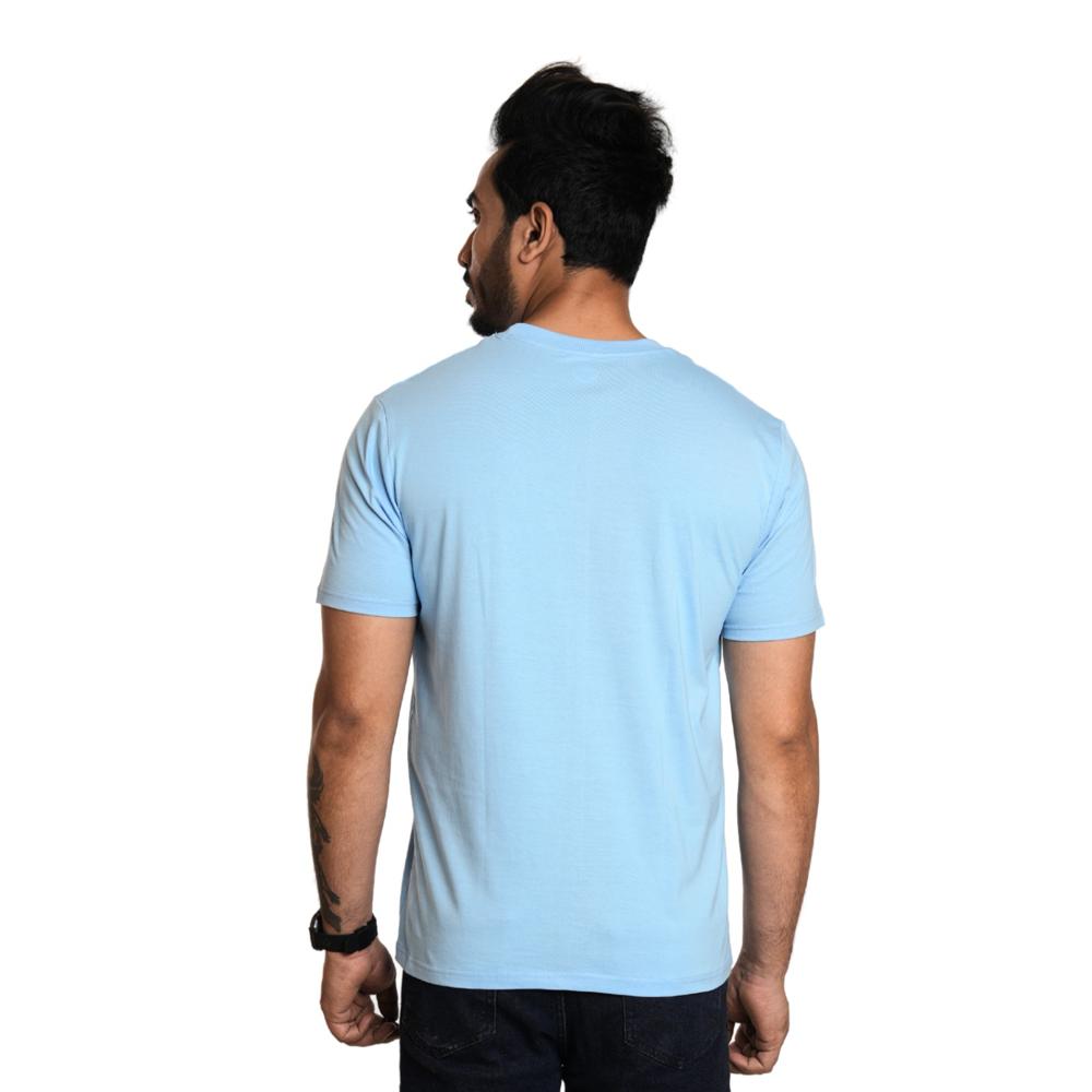 Round Neck Tshirt - Cotton Blend, Male Fit, Comfortable And Breathable Fabric For Everyday Wear