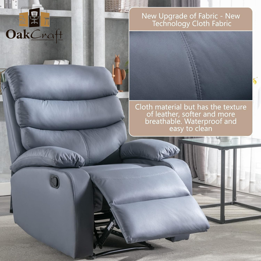 Recliner Grey - Design: Plain
