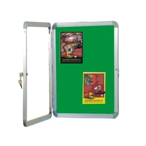 Door Covered Notice Board