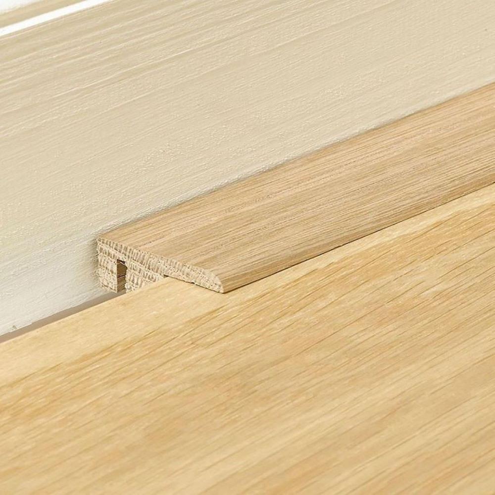 Laminate End Profile - Engineered Wood, 1.5mm Thickness, Brown | Easy To Install, Protective Trim For Seamless Flooring Transitions