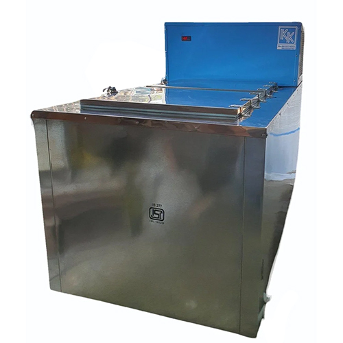 Stainless Steel Vertical Deep Freezer - 500 Ltr Capacity, 440 Volt Power, 5 kW Efficiency, Elegant Silver Design, Warranty Included
