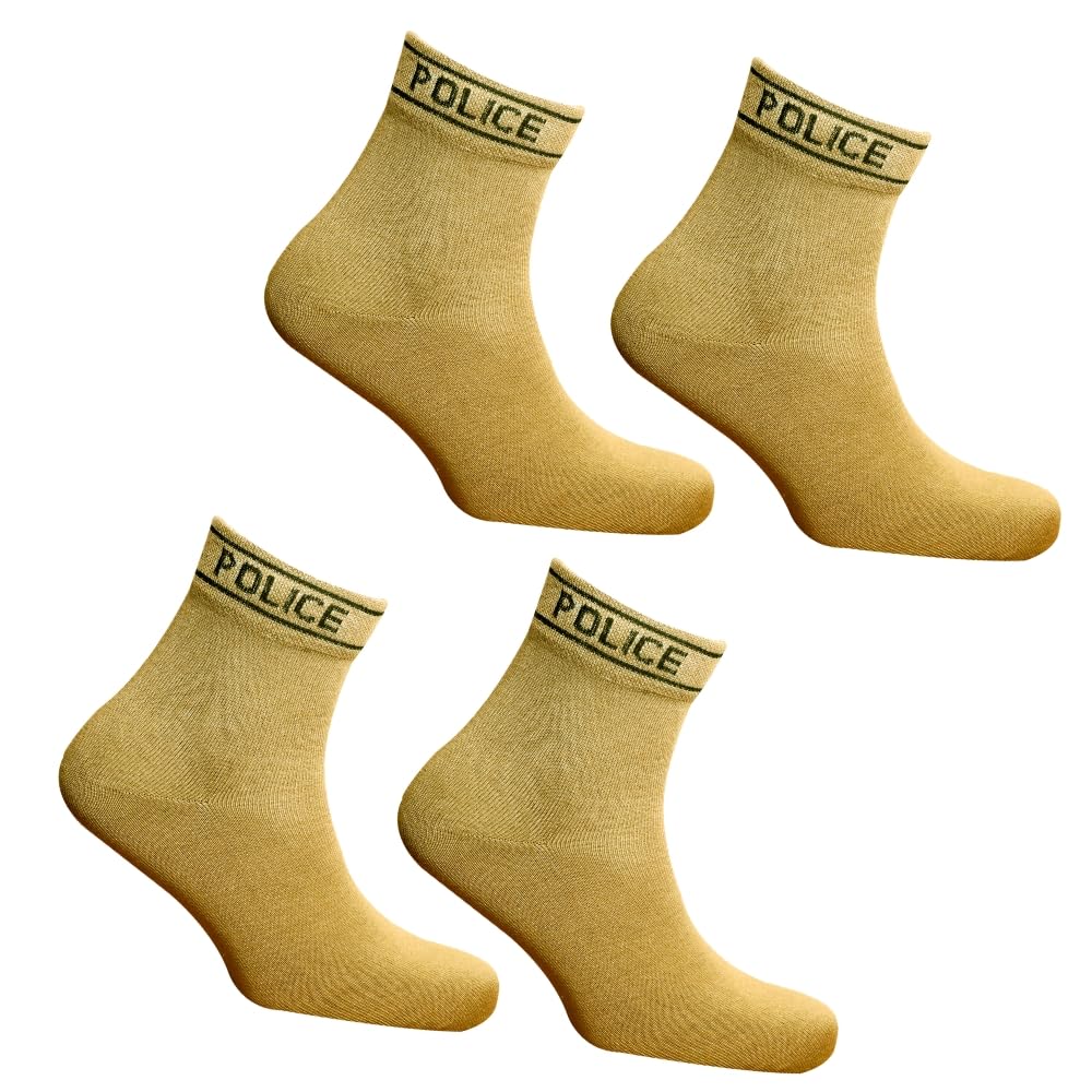 Police Ankle Socks - High Elasticity, Knitted Pattern for Ultimate Comfort