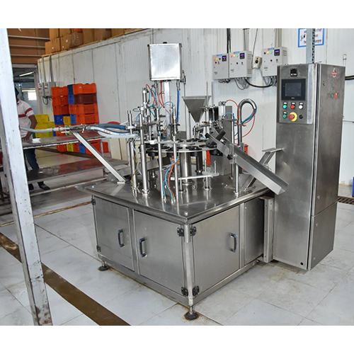 Ice Cream Cone Filling Machine - Color: Silver