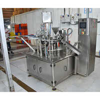 Ice Cream Cone Filling Machine - 3 Kilowatt Power, 2000 Cones/hour Cooling Capacity | Sleek Silver Design, 220-440 Volt Warranty Included