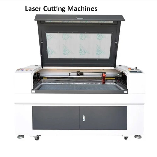 Mild Steel Laser Cutting Machine - 360 Volt, Air-Cooled, Automatic Operation, Sleek White Design, 1-Year Warranty