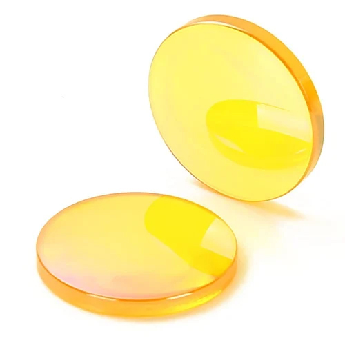 LED CO2 Laser Focus Lenses - Transparent Plastic, 5 Millimeter Center Thickness | Round Base Curve, Soft Texture, Single-Use, 3-Month Replacement