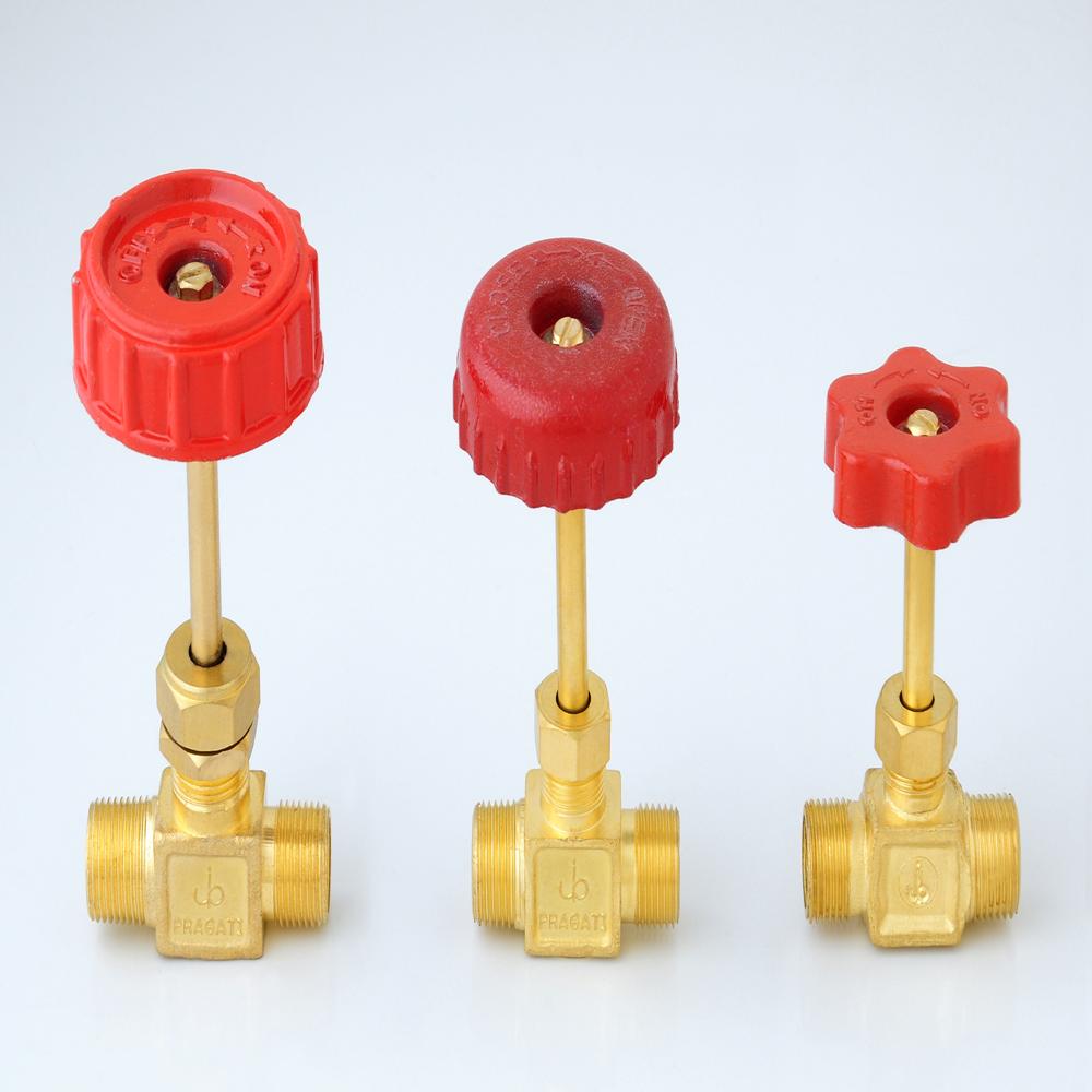 Brass Needle Control Valve - Color: Golden