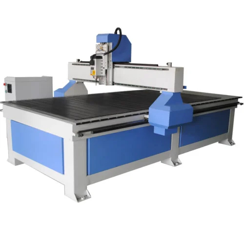 CNC Wood Router Machine - Stainless Steel 220 Volt Electric Power Blue Color | High Precision High Speed Fully Automatic 1-Year Warranty
