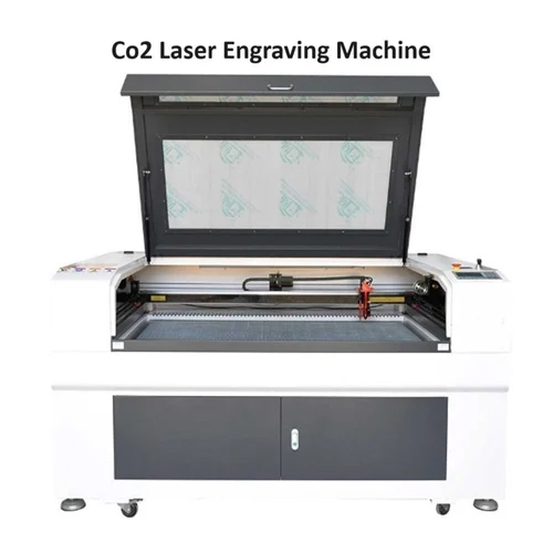 Co2 Laser Engraving Machine - Color: White