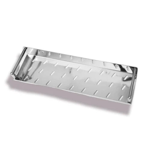 Stainless Steel Set Top Box Stand - Square Shape, Polished Finish | Modern Design, Easy Handling, Durable Construction