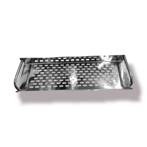 Capsule Shelf - Stainless Steel, Various Sizes Available, Silver Color, Glossy & Satin Finish, Rectangular Design for Versatile Storage Solutions