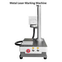 Metal Laser Marking Machine - 1 HP CO2 Laser, Air Cooling Technology | New Grey Finish, 1-Year Warranty