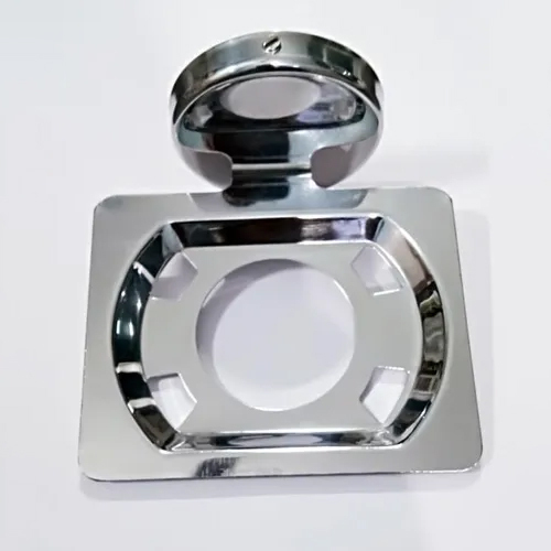 Concealed Glass Holder - Stainless Steel Ss203, Polished Silver Finish | Ideal For Kitchen Use, Durable And Sleek Design