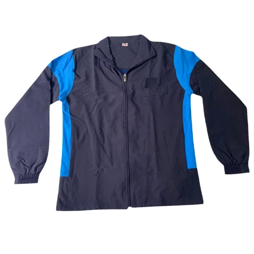 Ns Lycra Navy Blue Track Jacket - Feature: Good Quality