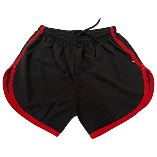 Men Black Running Short