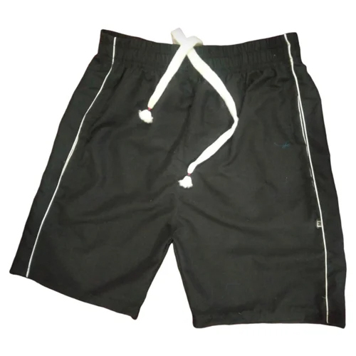 Men Black Sports Short