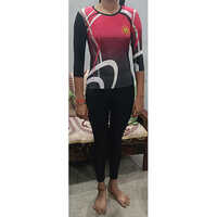 Girls Printed Swimming Costume