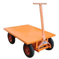 Scooter Tyre Platform Trolley - Iron, Adjustable Length Models , Max Load Capacity 100 Kilograms, Industrial Wheel-based Design