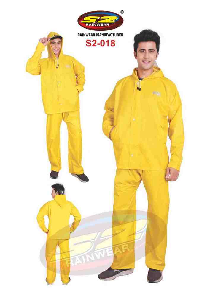 Orange Polyurethane Rainsuit