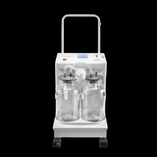 Electric Double Jar Suction Machine - Color Code: White