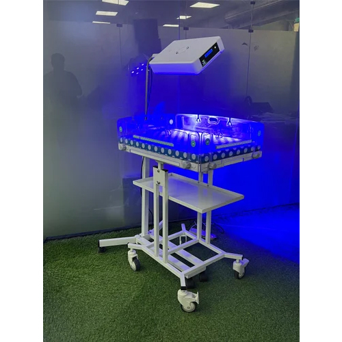 Hospital Lcd Phototherapy System With Trolley - Color Code: White