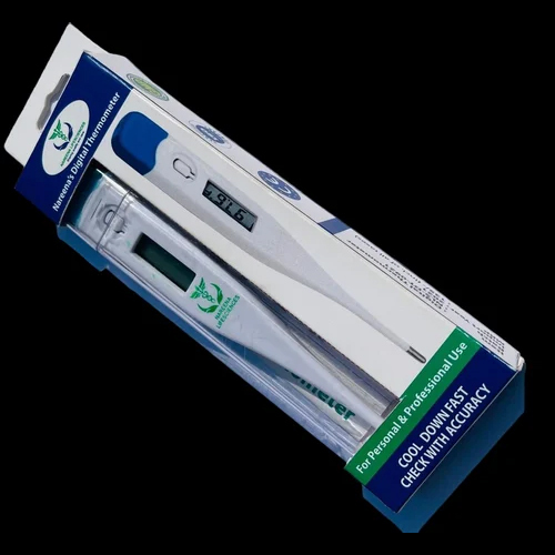 Abs Plastic Digital Thermometer - Color: White