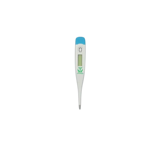 Plastic Digital Thermometer - Color: White