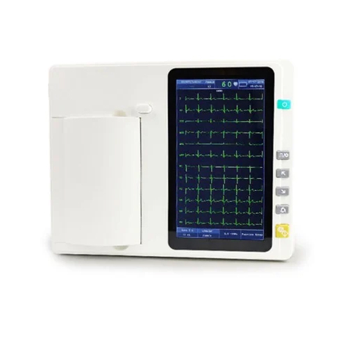 3 Channel Ecg Machine - Color: White