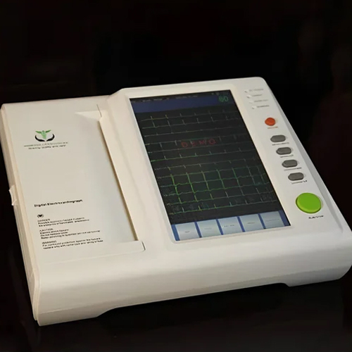 Nls-Ecg 1200T Twelve Channel Ecg Machine - Color: White