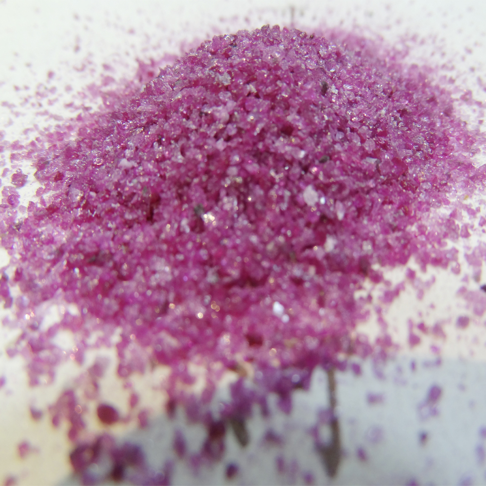 Pink Corundum Abrasive Fused Alumina - Aluminium Oxide, F#120 Particle Size, Pink Color | High Hardness, Low Impurities, Durable Abrasive For Grinding