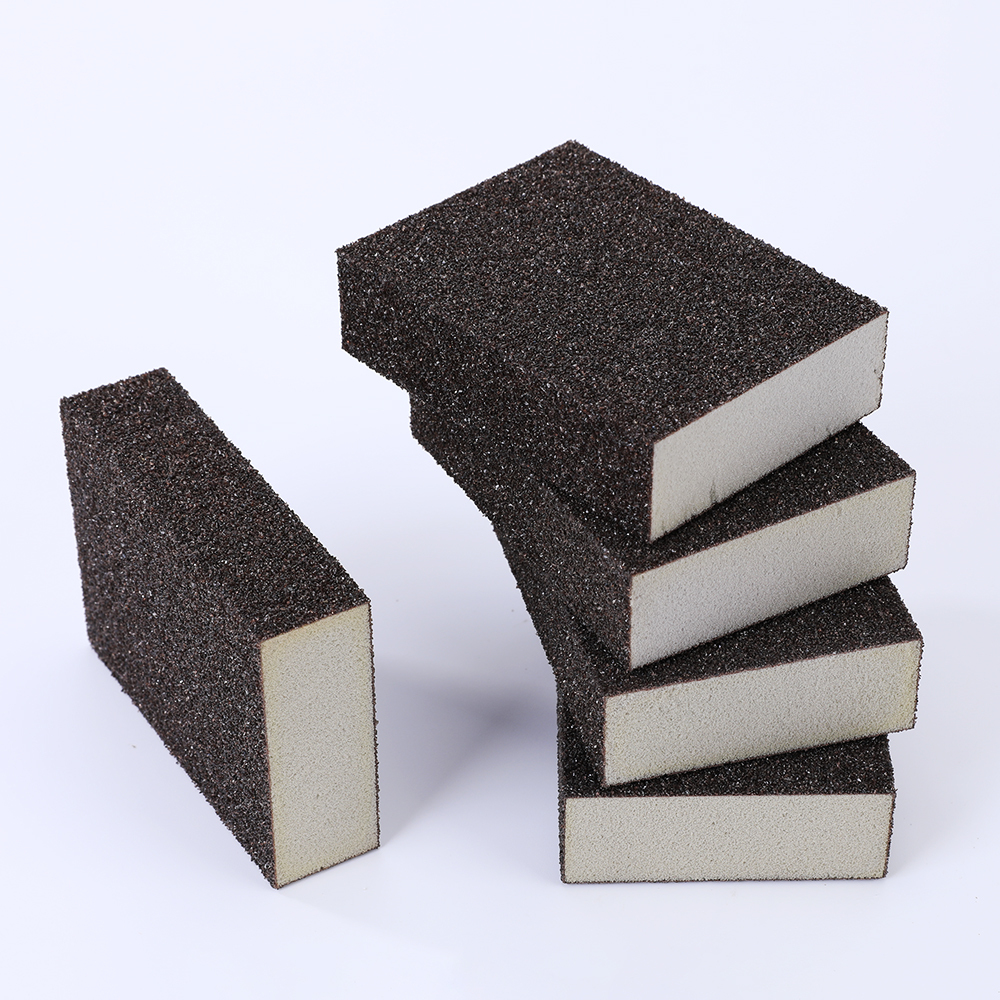 Sponge Sandpaper For Surface Preparation And Finishing - High-density Sponge, 9" X 11", Brown Color | Flexible, Water-resistant, Multi-purpose, High Abrasiveness