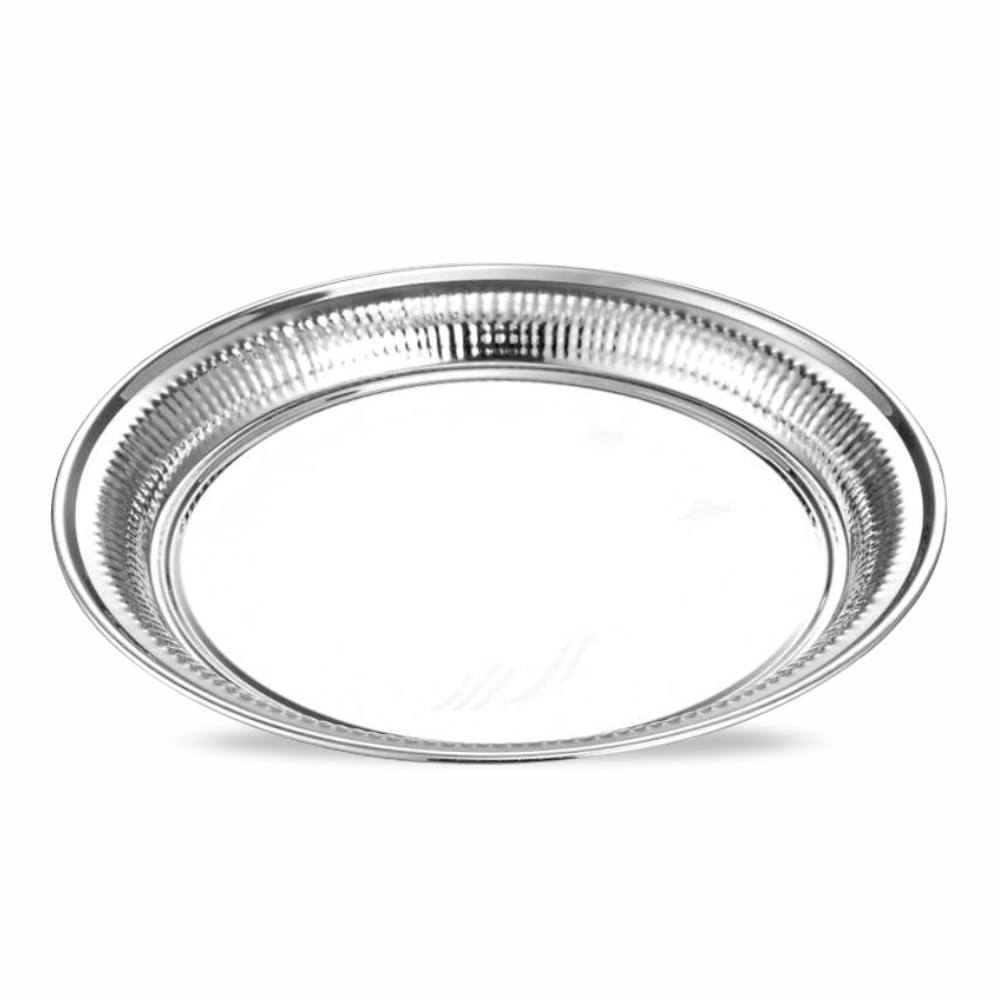 Dinner Thali - Color: Silver