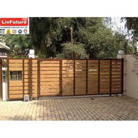 Automatic Telescopic Gate - Material: Iron