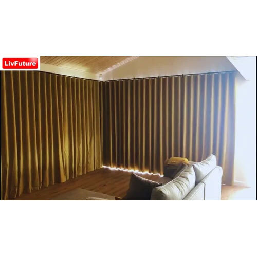 Automatic Curtain System - Color: Brown